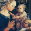 36.5X50 Madonna & Child With Two Angels