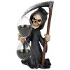 Grim Reaper With Hourglass Statue