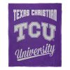 TCU OFFICIAL NCAA "Alumni" Silk Touch Throw Blanket; 50" x 60"