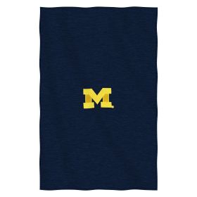 Michigan OFFICIAL NCAA "Dominate" Sweatshirt Throw Blanket; 54" x 84"
