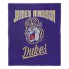 James Madison OFFICIAL NCAA "Alumni" Silk Touch Throw Blanket; 50" x 60"
