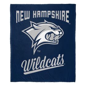 New Hampshire Wildcats OFFICIAL NCAA "Alumni" Silk Touch Throw Blanket; 50" x 60"