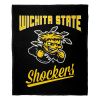 Wichita State OFFICIAL NCAA "Alumni" Silk Touch Throw Blanket; 50" x 60"