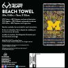 Michigan OFFICIAL NCAA Realtree "Stripes" Beach Towel; 30" x 60"