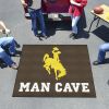 Wyoming Man Cave Tailgater Rug 5'x6'