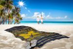 Michigan OFFICIAL NCAA Realtree "Stripes" Beach Towel; 30" x 60"
