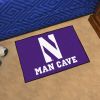 Northwestern Man Cave Starter Rug 19"x30"